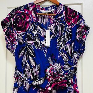 NEW Trina Turk Top | Bold Floral Print | Spring & Resort Style